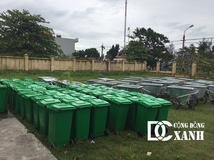 Cung cấp thùng rác, xe gom rác tại QUảng Ninh