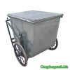 Xe gom rác có nắp đậy 500 lít