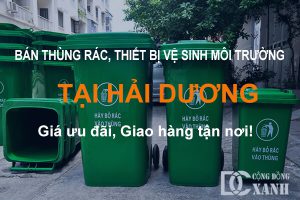 Bán thùng rác tại Hải Dương