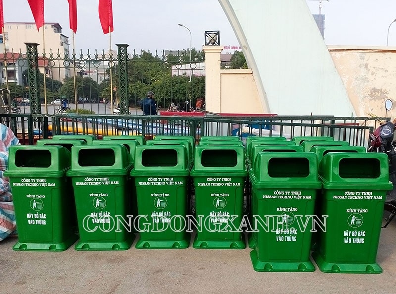 Thùng rác công viên, thùng rác thích hợp nhất sử dụng trong công viên
